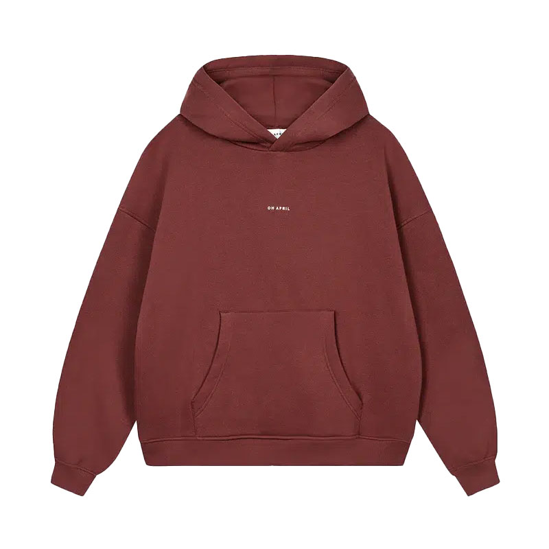 Oh April Sweatshirt “Boyfriend Hoodie Cherrywood”