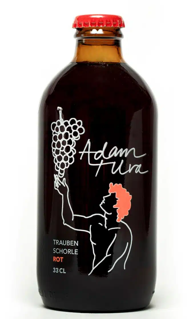 Adam + Uva Traubenschorle rot 12 x 33cl EW Flasche