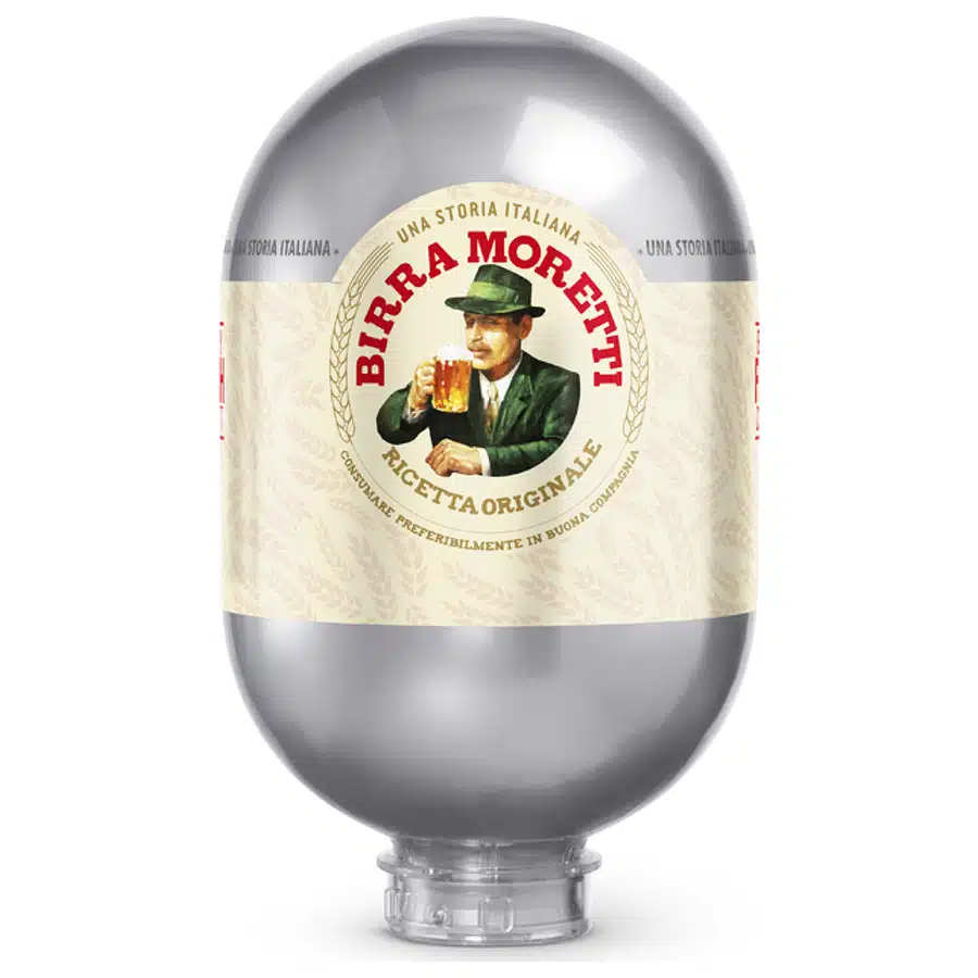 Birra Moretti 4,6% Vol. Blade 8 Liter