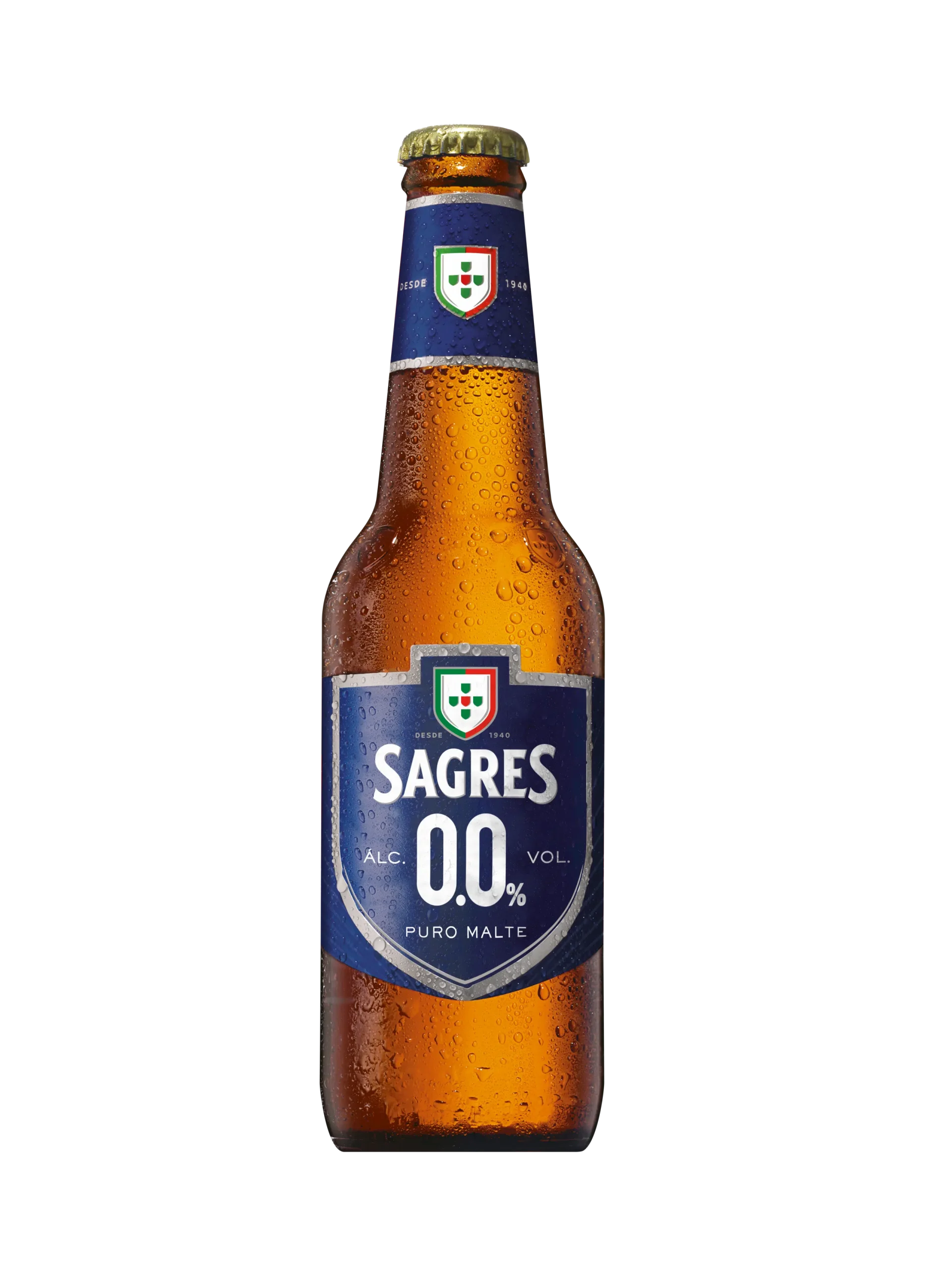 Sagres Branca sem alcool 0.0% Vol. 24 x 33 cl EW Glas Portugal