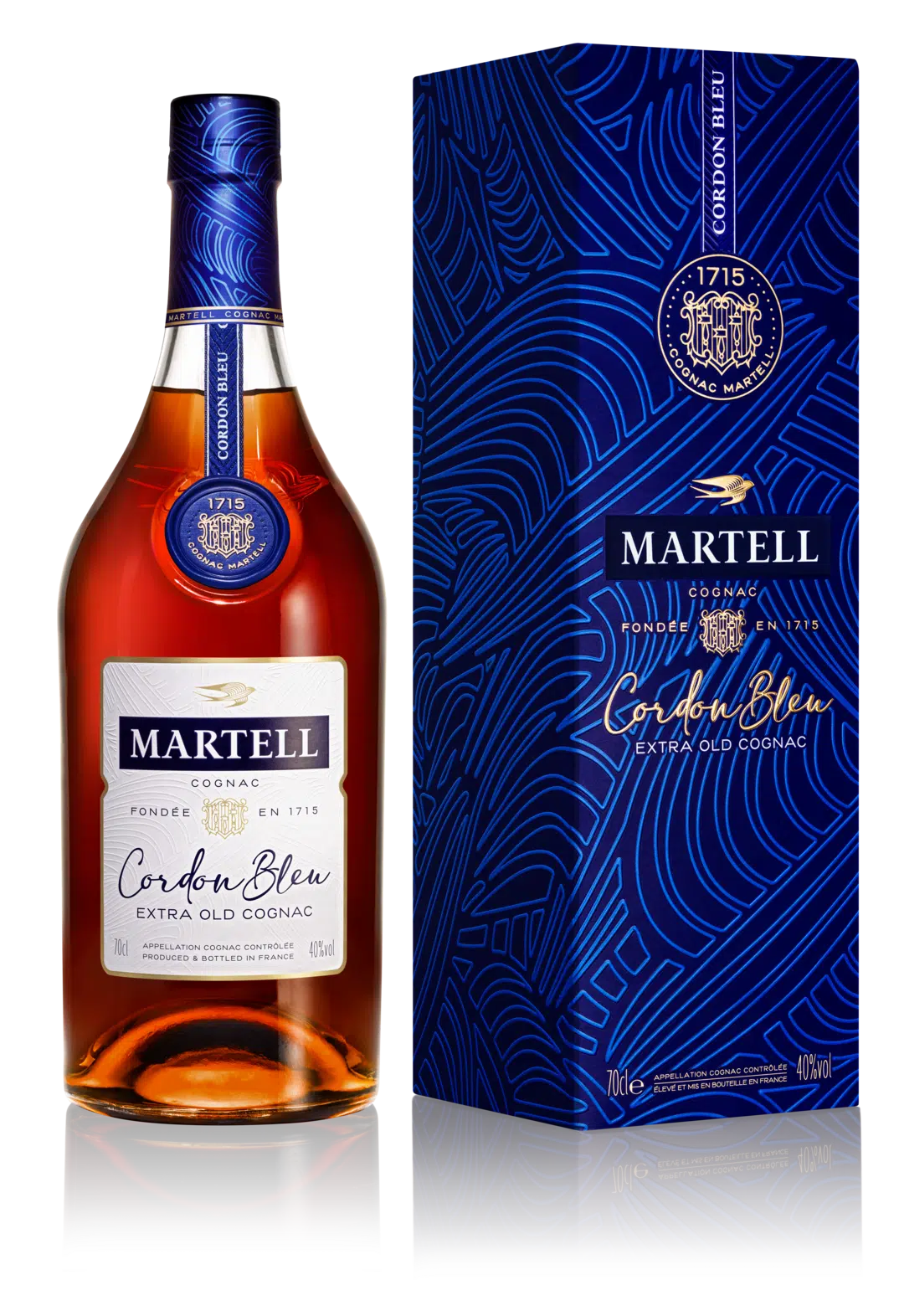 Cognac Martell Cordon bleu 40% Vol. 70 cl