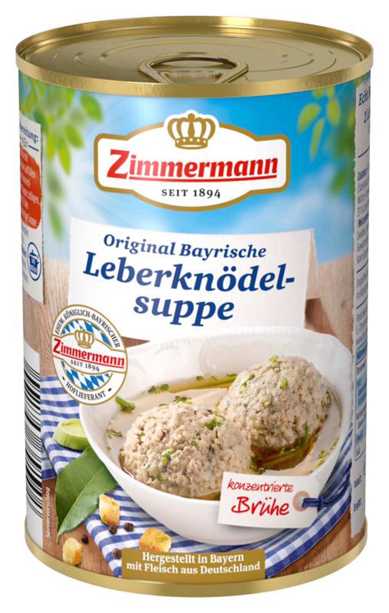 Zimmermann Leberknödel-Suppe 400ml