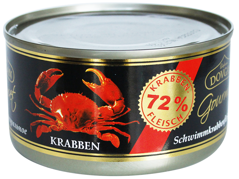 Dovgan Schwimmkrabbenfleisch 170g