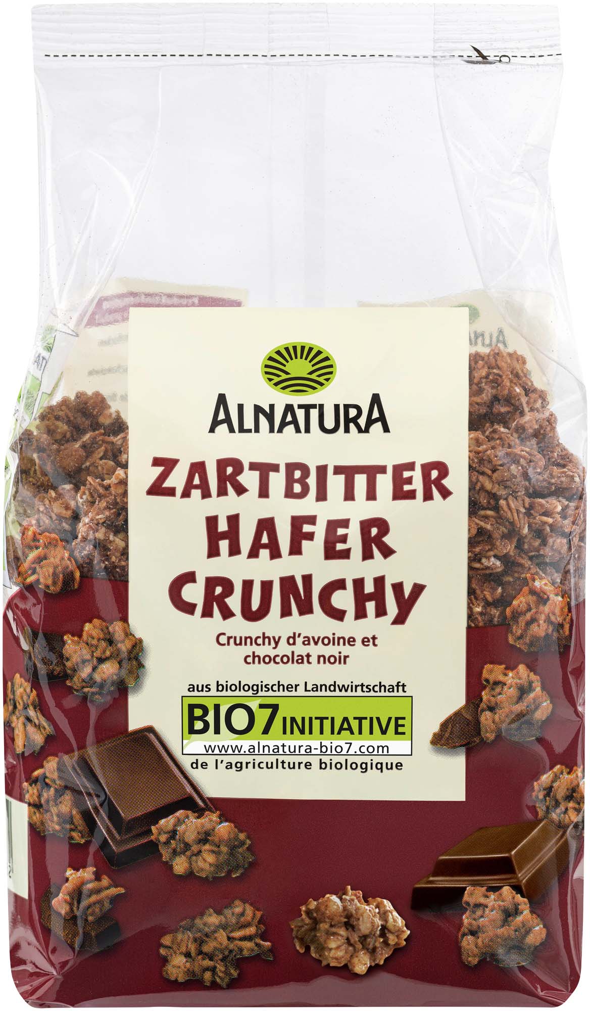 Alnatura Bio Schoko Zartbitter Hafer Crunchy 375g