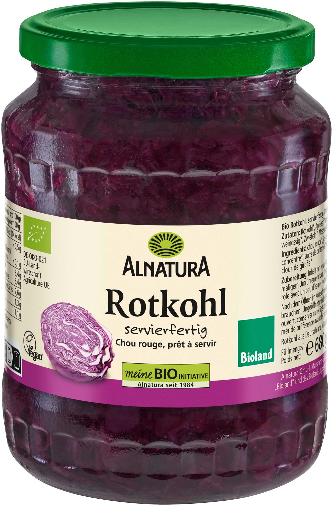 Alnatura Bio Rotkohl 680g