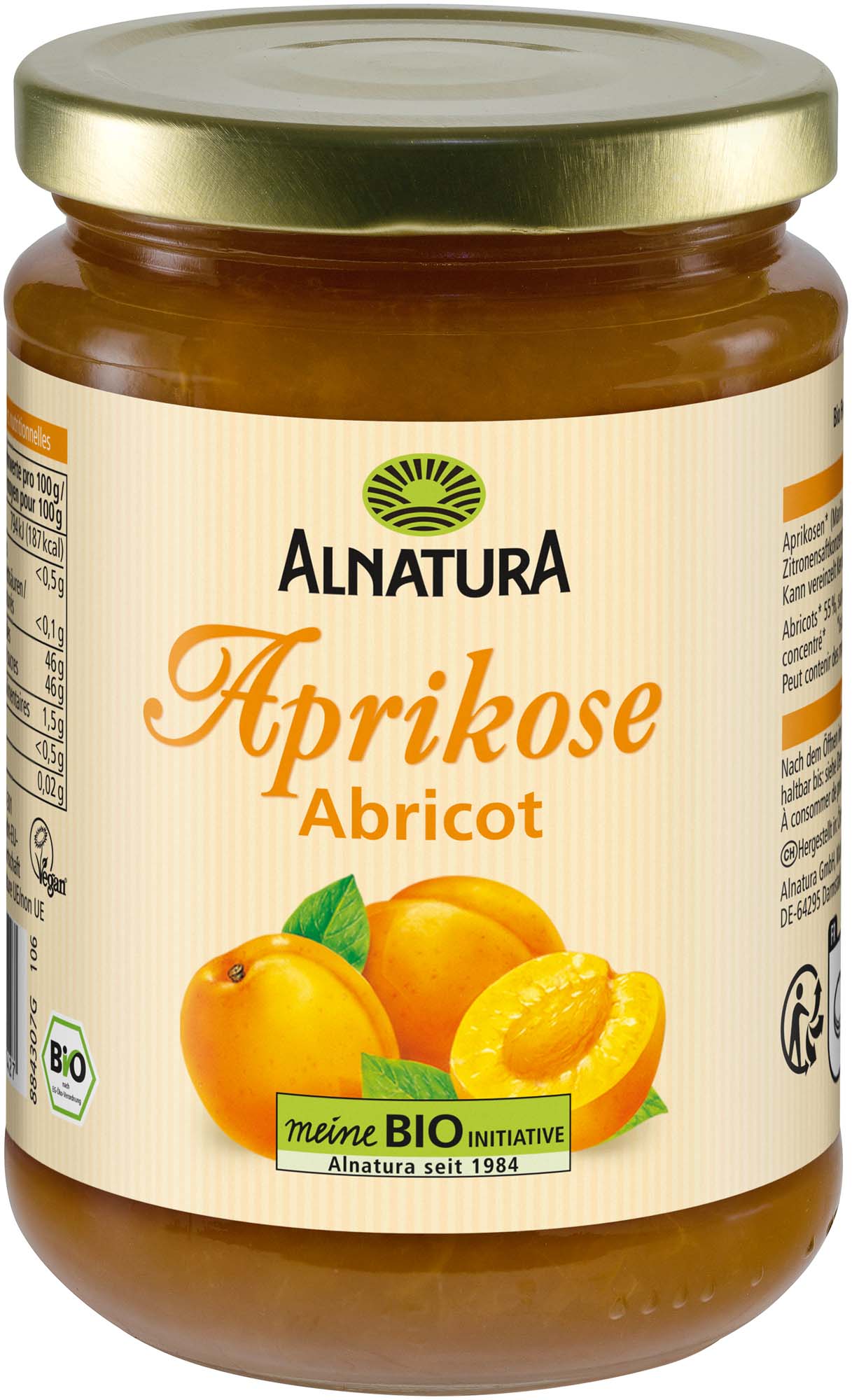 Alnatura Bio Fruchtaufstrich Aprikose 420g