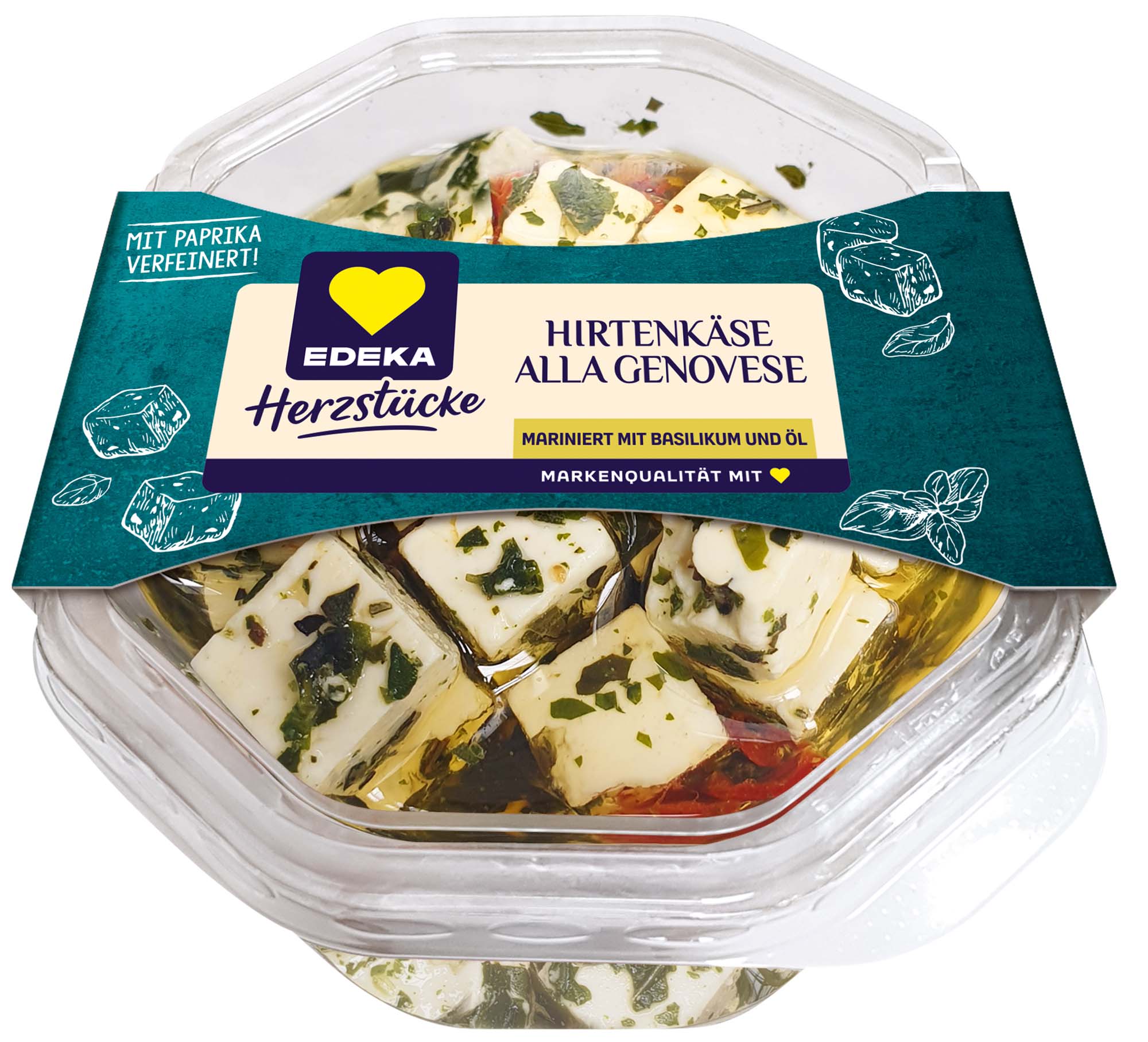 EDEKA Herzstücke Hirtenkäse Genovese 150g
