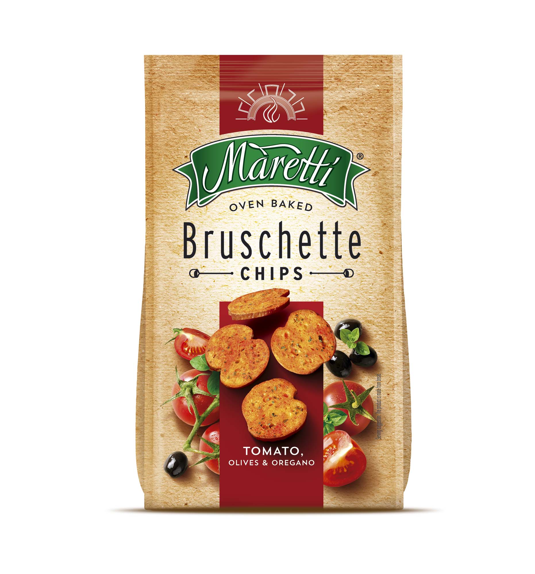 Maretti Bruschette Tomato Olives & Oregano 150g
