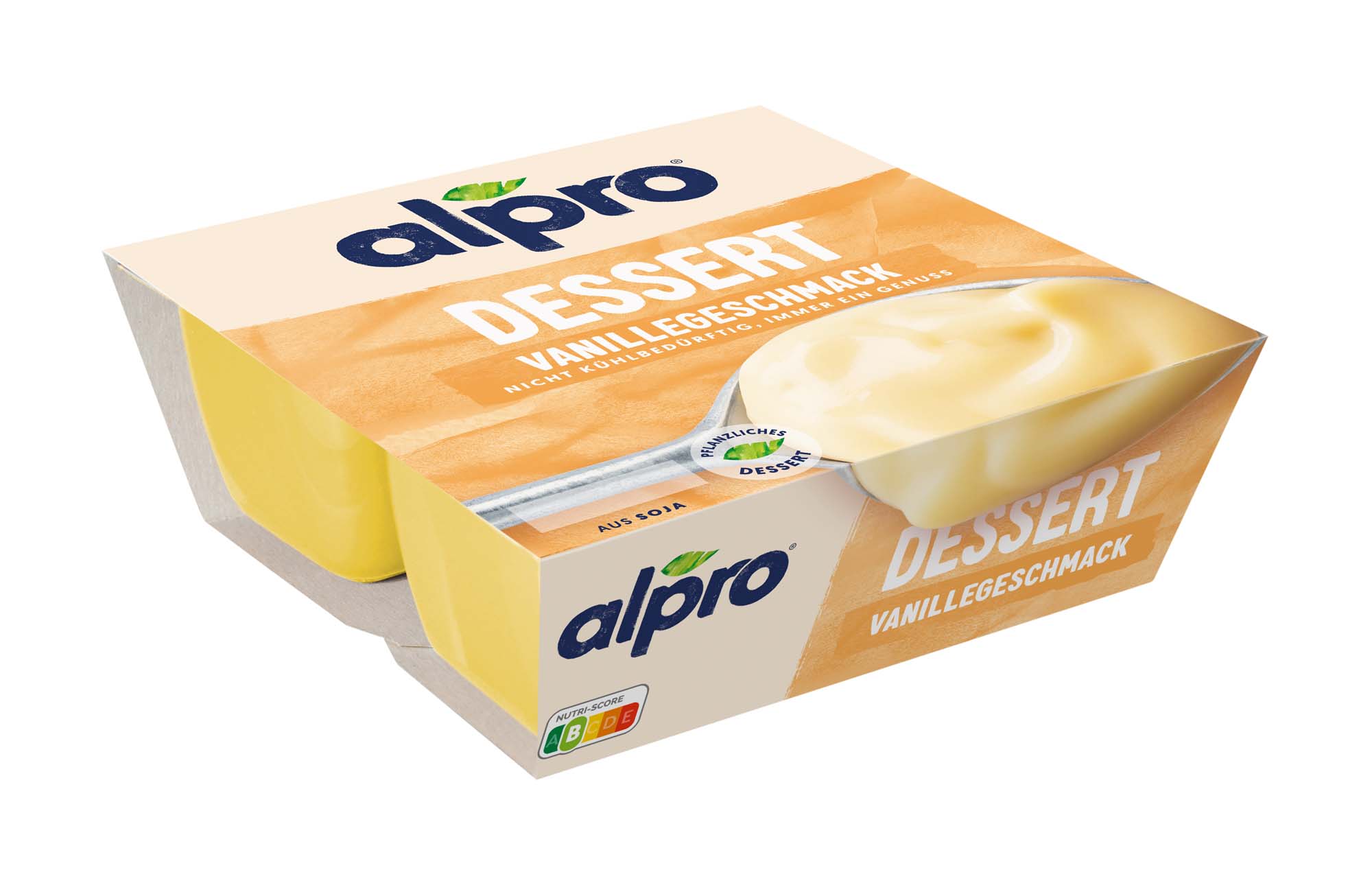 alpro Soja-Dessert Feine Vanille 4x125g