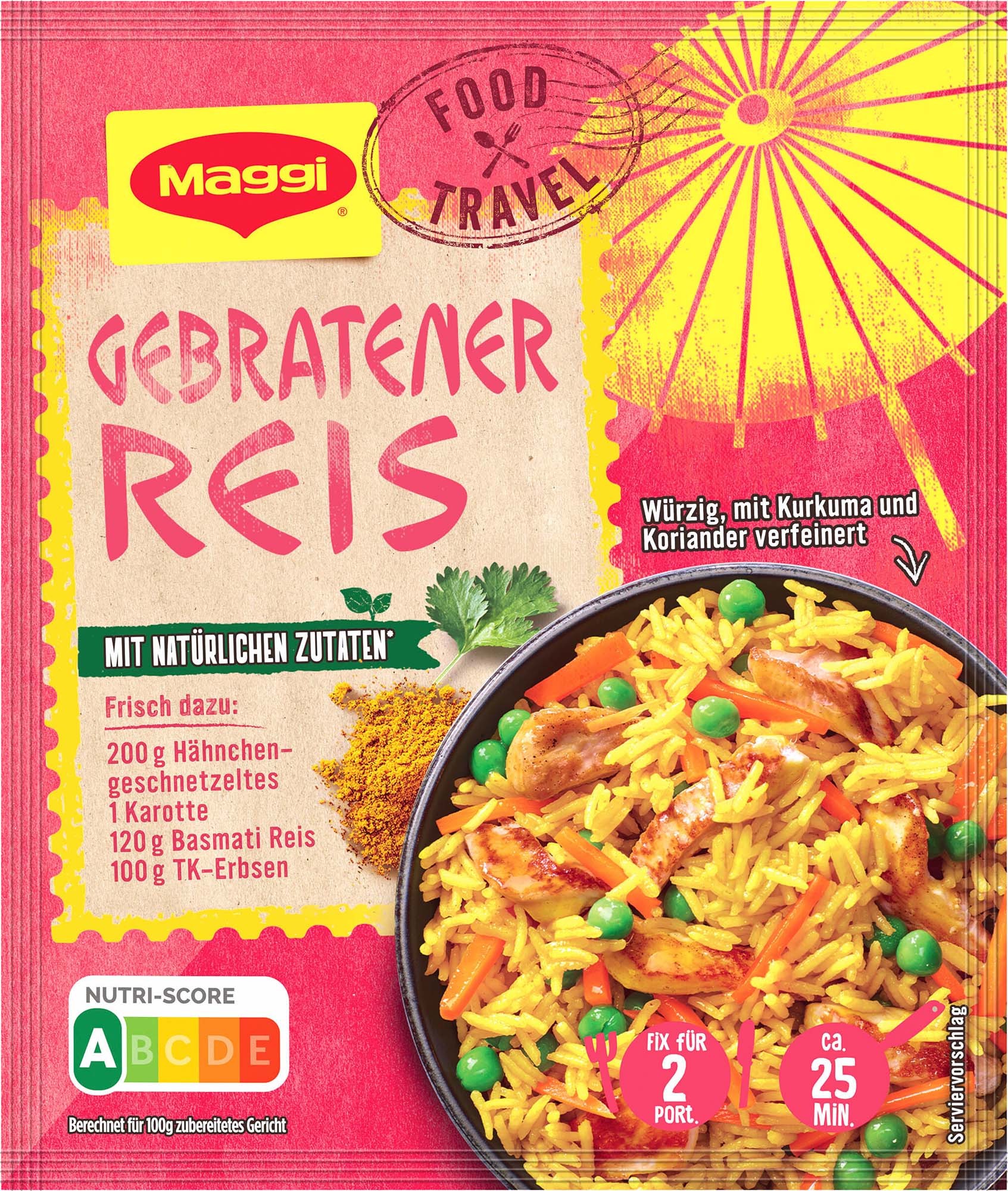 Maggi Food Travel Fix für Gebratener Reis 31g