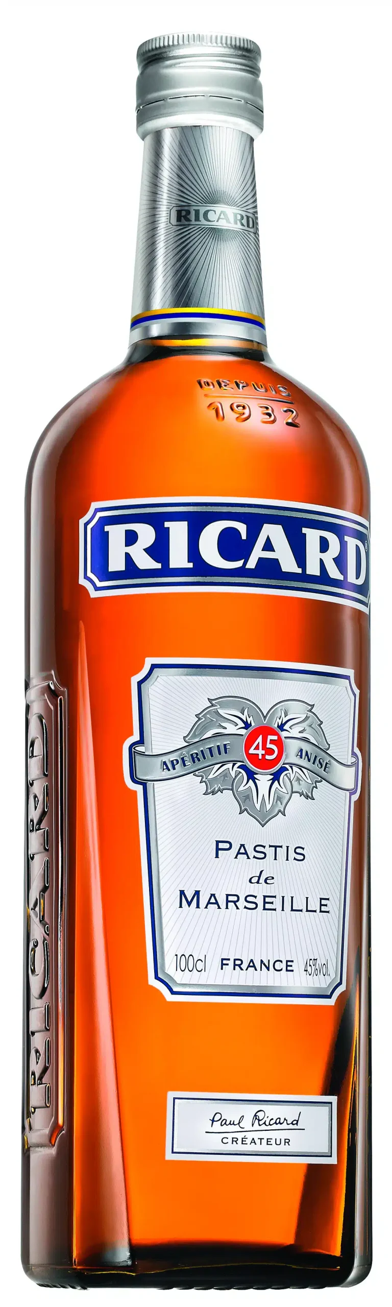 Ricard Pastis Aperitif Anisé 45% Vol. 70 cl