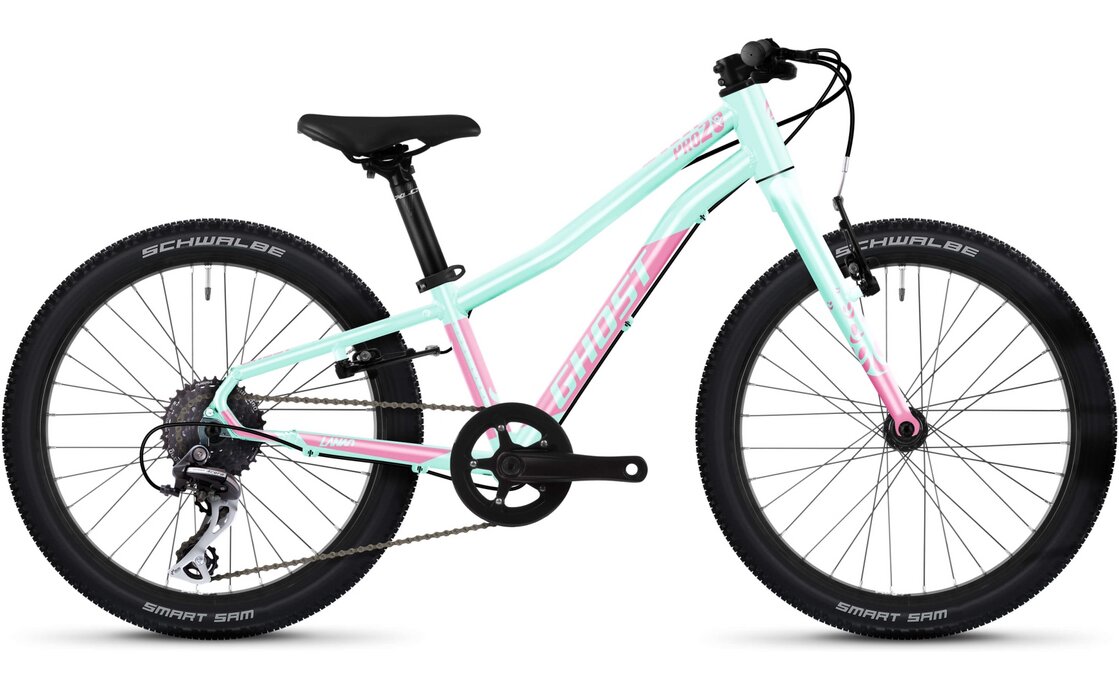 Ghost Lanao 20 Pro 8 Gänge Shimano Kettenschaltung Kinder Mädchen Fahrrad Mountainbike