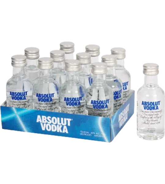 Absolut Vodka 40% – 12 x 5 cl – Bild 2