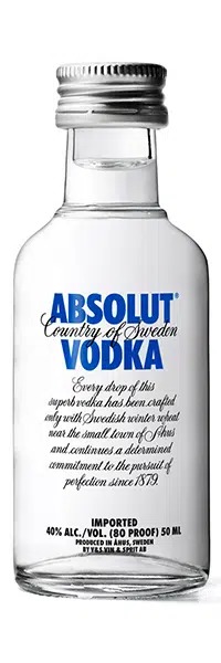 Absolut Vodka 40% – 12 x 5 cl