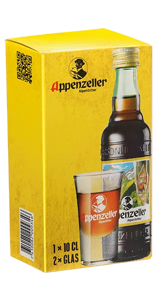 Appenzeller Alpenbitter 29% – 10 cl Kombi