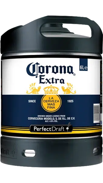 Corona Extra Perfect Draft – 6 Liter Fass