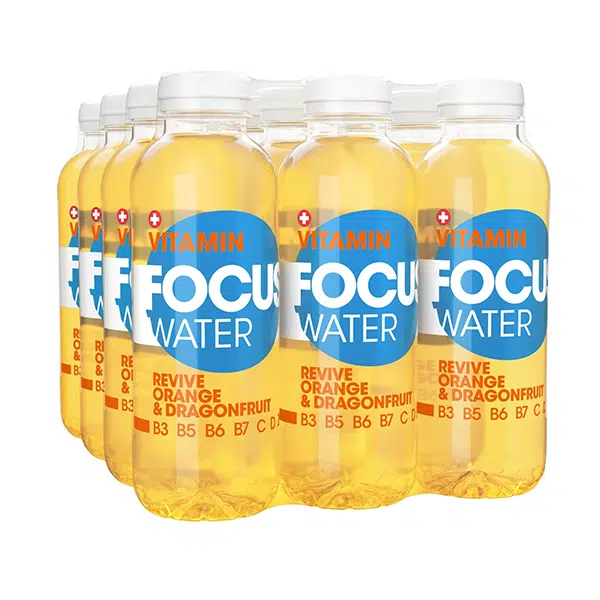 Focus Water Revive Orange & Drachenfrucht – 12 x 50 cl PET – Bild 2