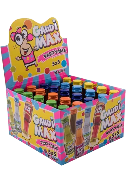 Gaudi Max Party Mix 16/17% – 25 x 2 cl