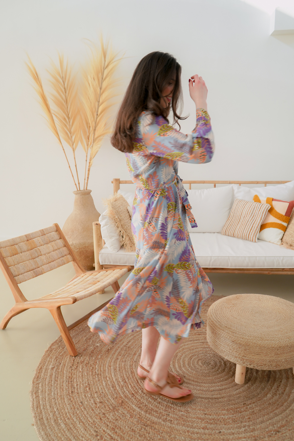 Joyce&Girls Maxi-Hemdblusenkleid “Hong Kong” Forrest-Sky – Bild 8