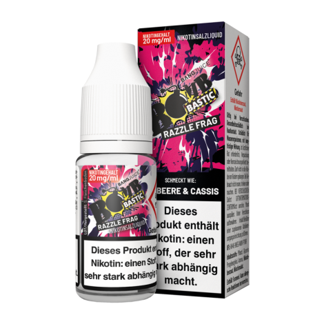 Genuss im Taschenformat Bang Juice – BOMBBASTIC – Razzle Frag – 10 ml Nikotinsalz Liquid Belebend – Bild 2