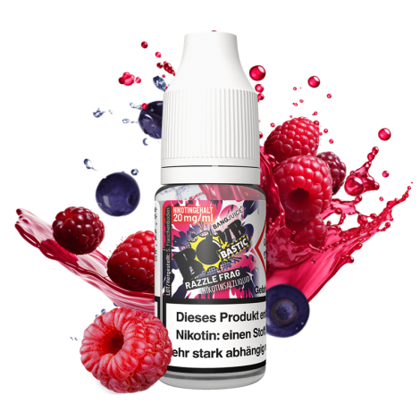 Genuss im Taschenformat Bang Juice – BOMBBASTIC – Razzle Frag – 10 ml Nikotinsalz Liquid Belebend