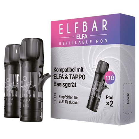 Geringe CO2-Bilanz ELF Bar ELFA – Empty Pod – 2 ml – 2er Pack Dynamisch – Bild 2