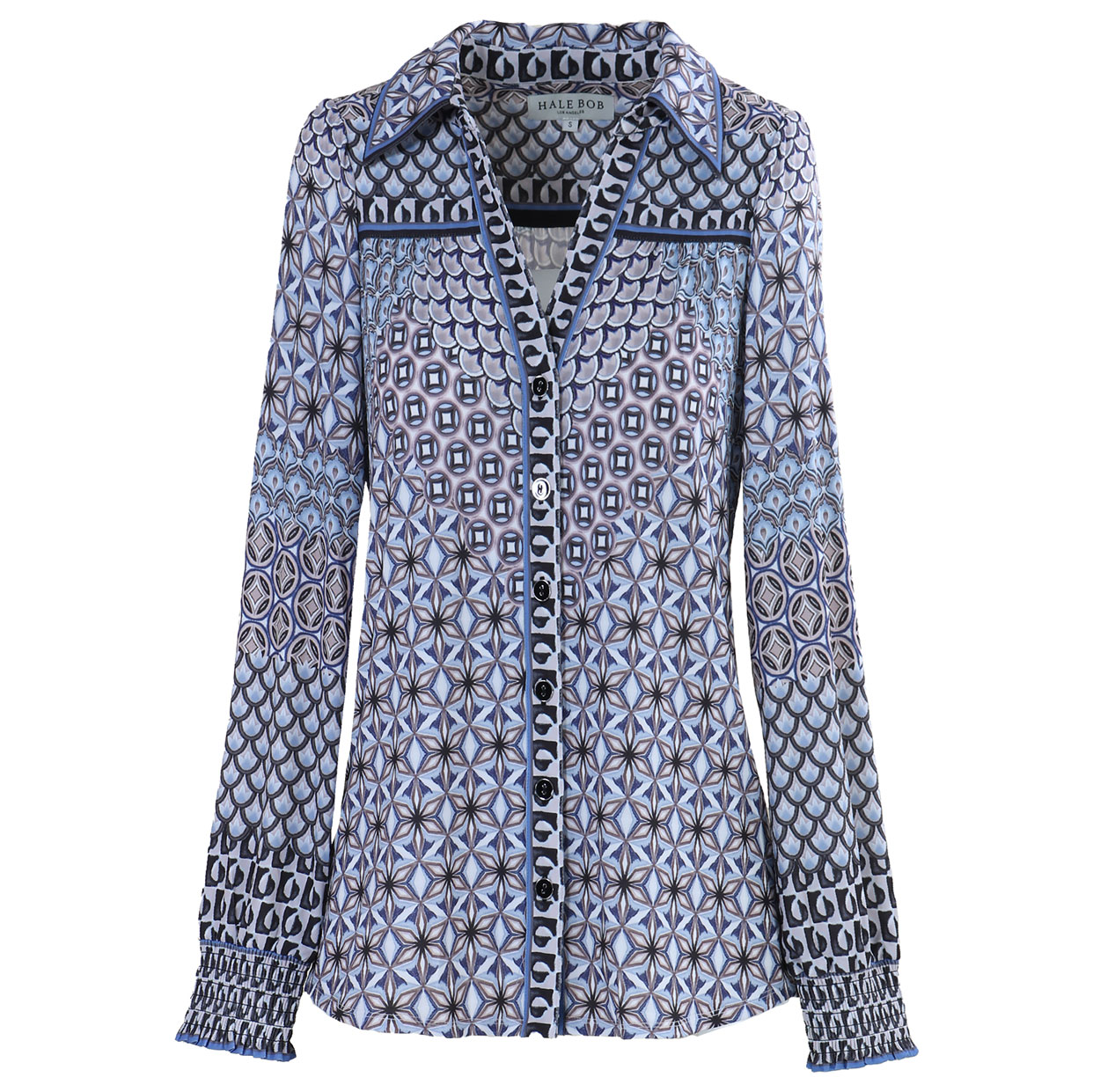 Hale Bob Jersey Langarmshirt “Blau”