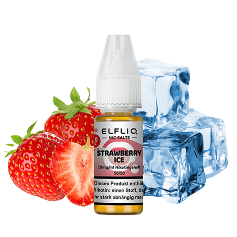 Liquid-Aromen ELF Bar Elfliq – Strawberry Ice – 10 ml Nikotinsalz Fruchtig – Bild 2