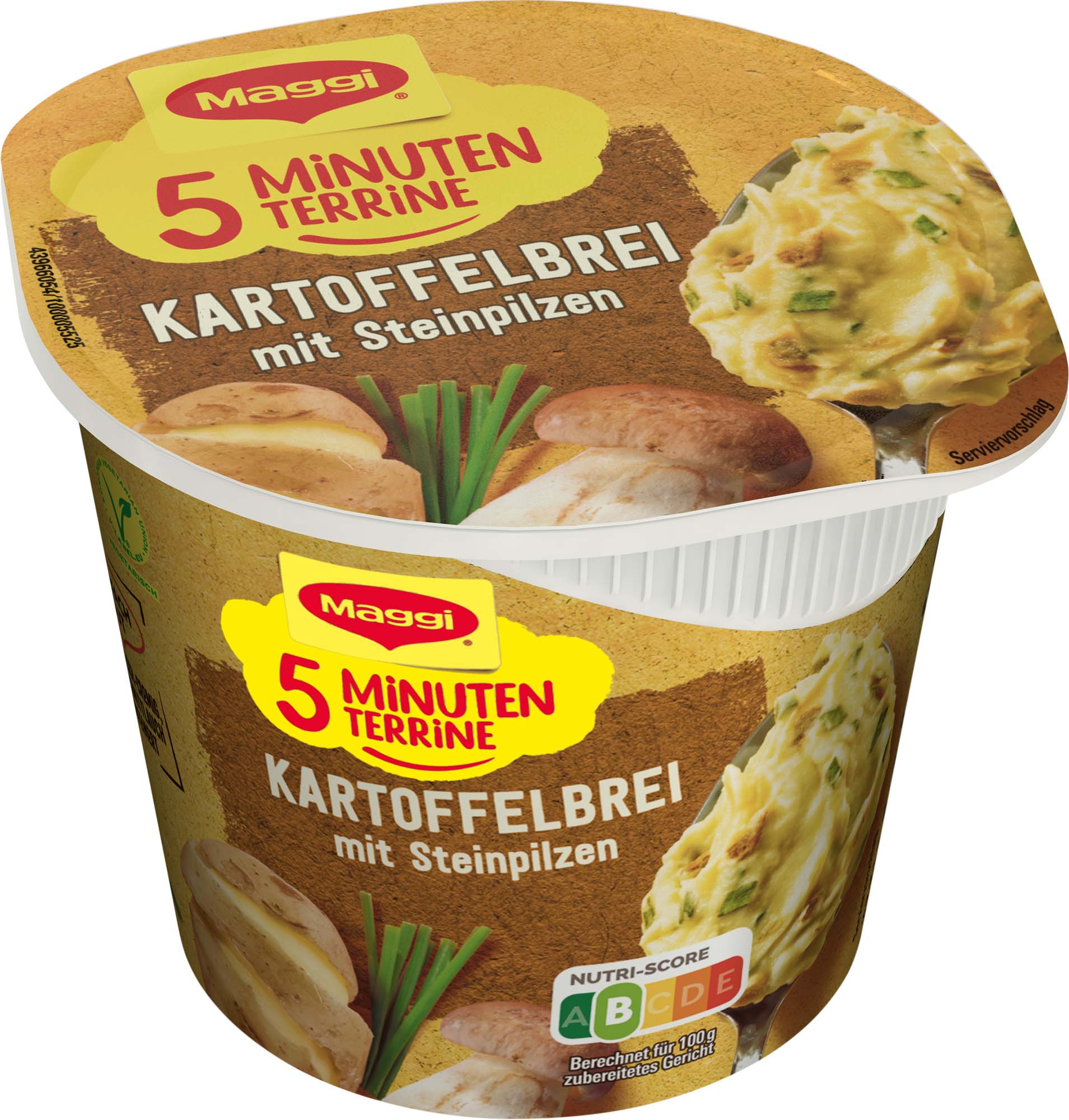 Maggi 5 Minuten Kartoffelbrei mit Steinpilzen 43g