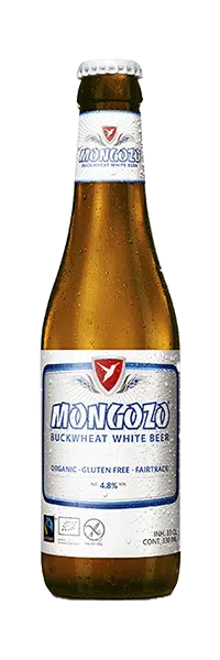 Mongozo White Glutenfrei 4,8% – 24 x 33 cl EW Flasche