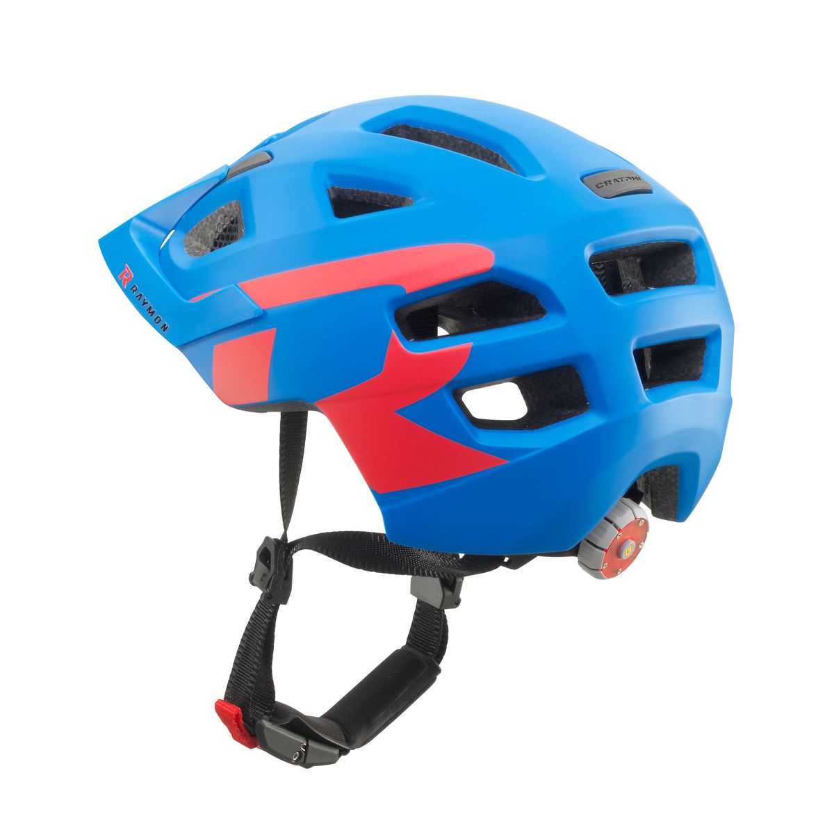 Raymon Mountainray Pro Kids Blue FAHRRADHELM TREKKINGRAD / CITYRAD / MTB KINDERHELM – Bild 3