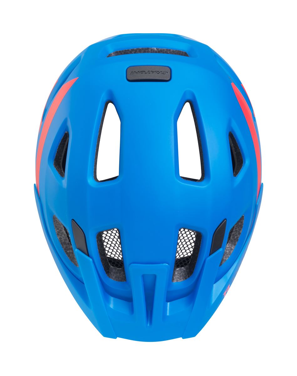 Raymon Mountainray Pro Kids Blue FAHRRADHELM TREKKINGRAD / CITYRAD / MTB KINDERHELM – Bild 4