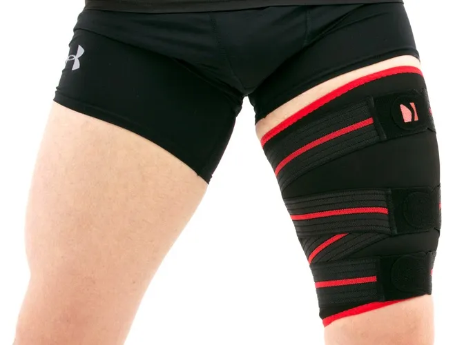 Reh4Mat Neopren verstellbare Oberschenkelstütze. Oberschenkelstütze