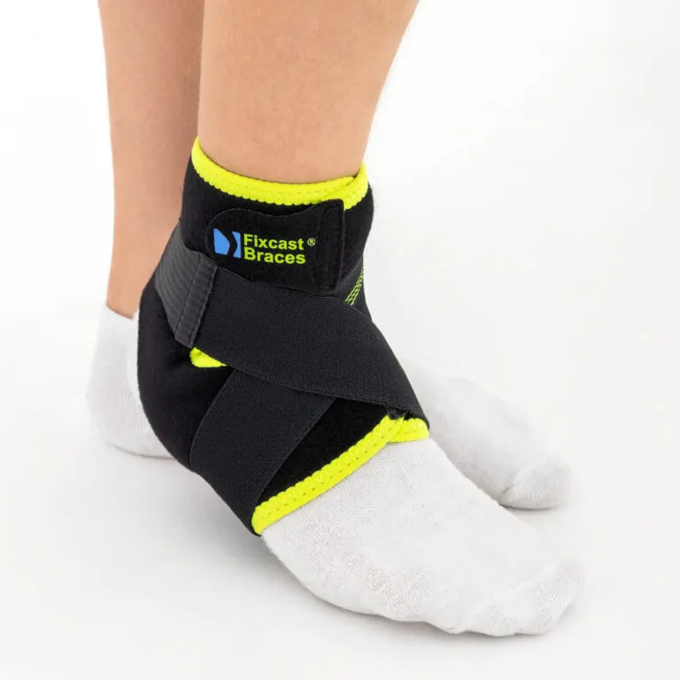 Reh4Mat Neopren-Knöchelbandage für Kinder, verstellbar, Figur 8