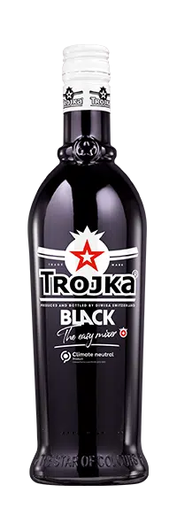 Trojka Vodka Black 17% – 70 cl
