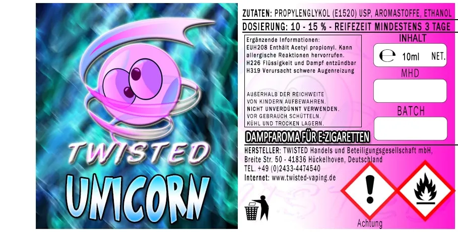 Unicorn Aroma von Twisted-Vaping – Bild 2