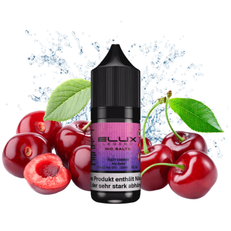 VapeCulture Elux Legend – Fizzy Cherry – 10 ml Nikotinsalz Liquid Reduziert ced-harm