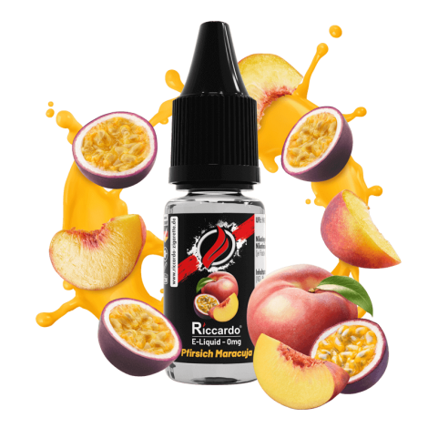 VapeNation Riccardo E-Liquid Pfirsich-Maracuja – 10 ml Intensiv