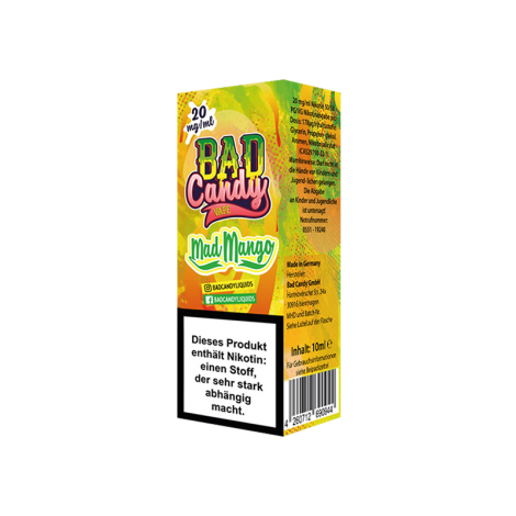 Vaper-Sets Bad Candy E-Liquid – Mad Mango – 10 ml Nikotinsalz Intensiv