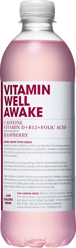 Vitamin Well Awake – 12 x 50 cl PET