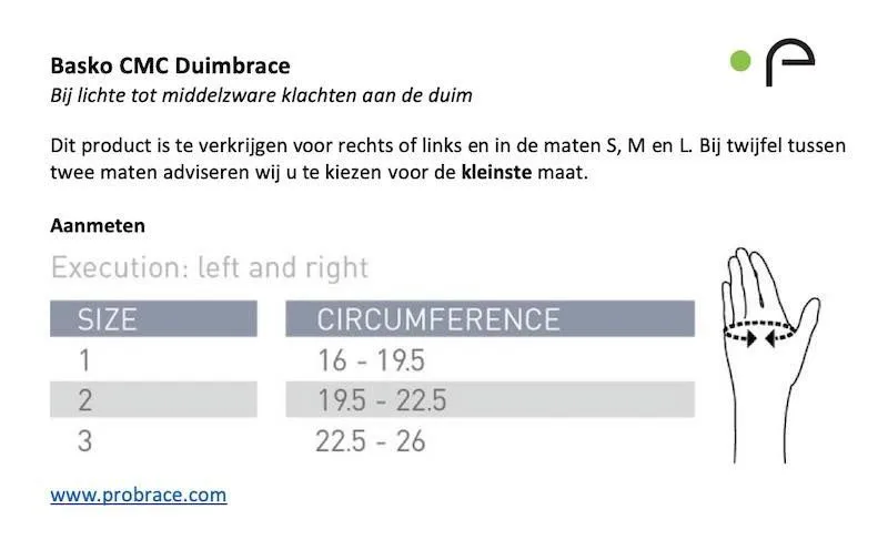 Basko CMC Daumenorthese – Bild 2
