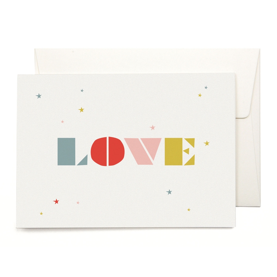 Liebe Grußkarte von pleased to meet