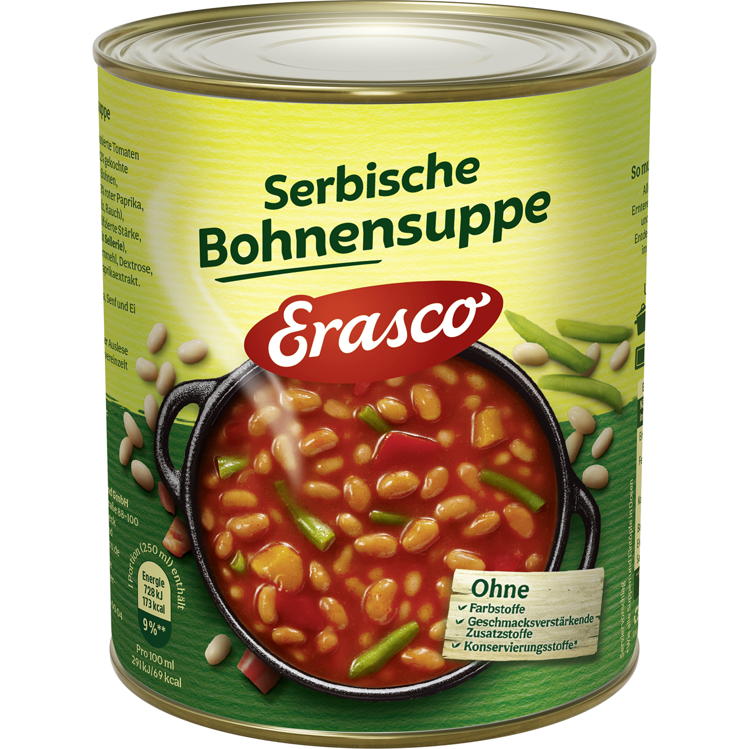 Erasco Serbische Bohnensuppe 750ml