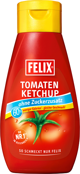 Felix Tomaten Ketchup ohne Zuckerzusatz 435g