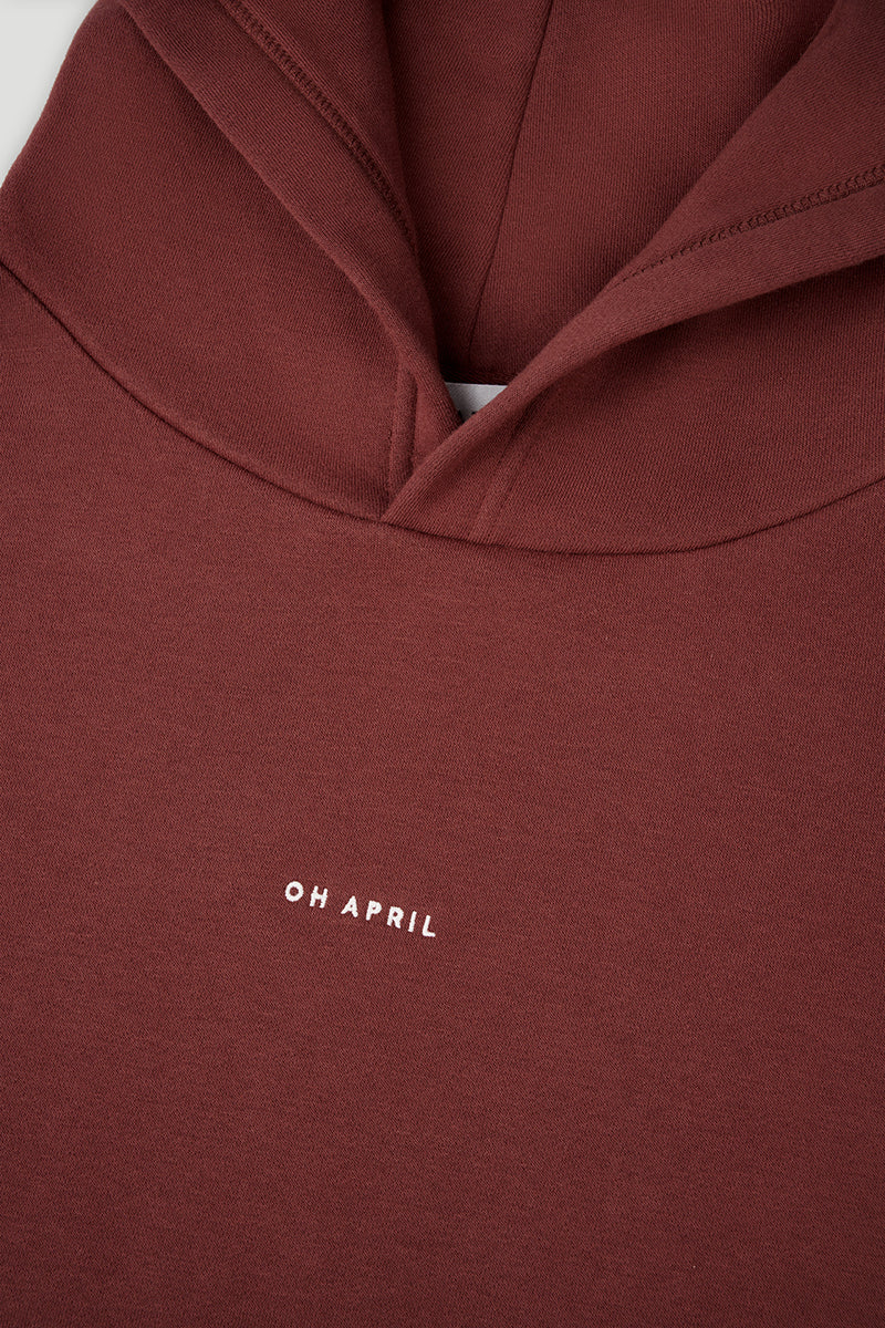 Oh April Sweatshirt “Boyfriend Hoodie Cherrywood” – Bild 4
