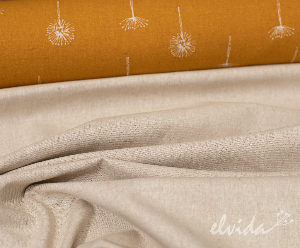 Baumwollstoff/Leinenstoff Pusteblume – Bild 3