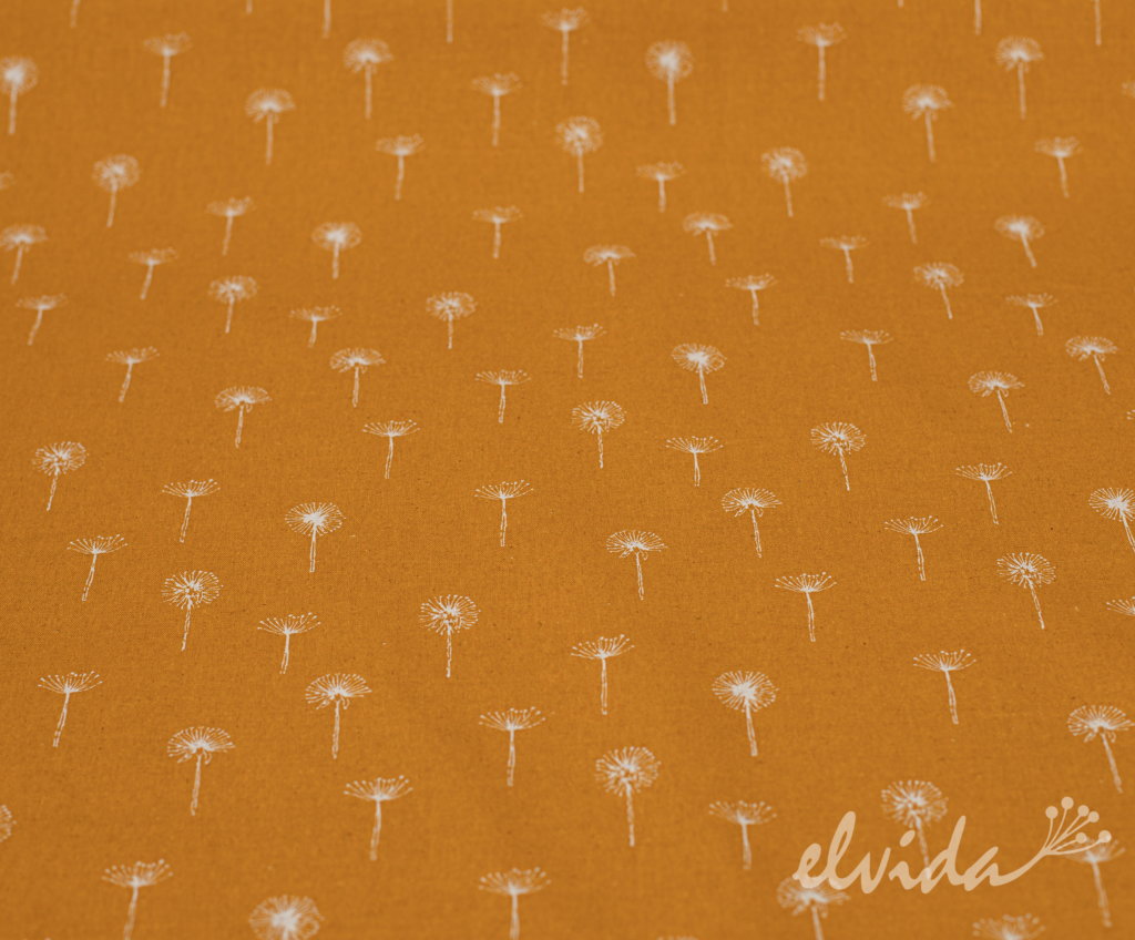 Baumwollstoff/Leinenstoff Pusteblume