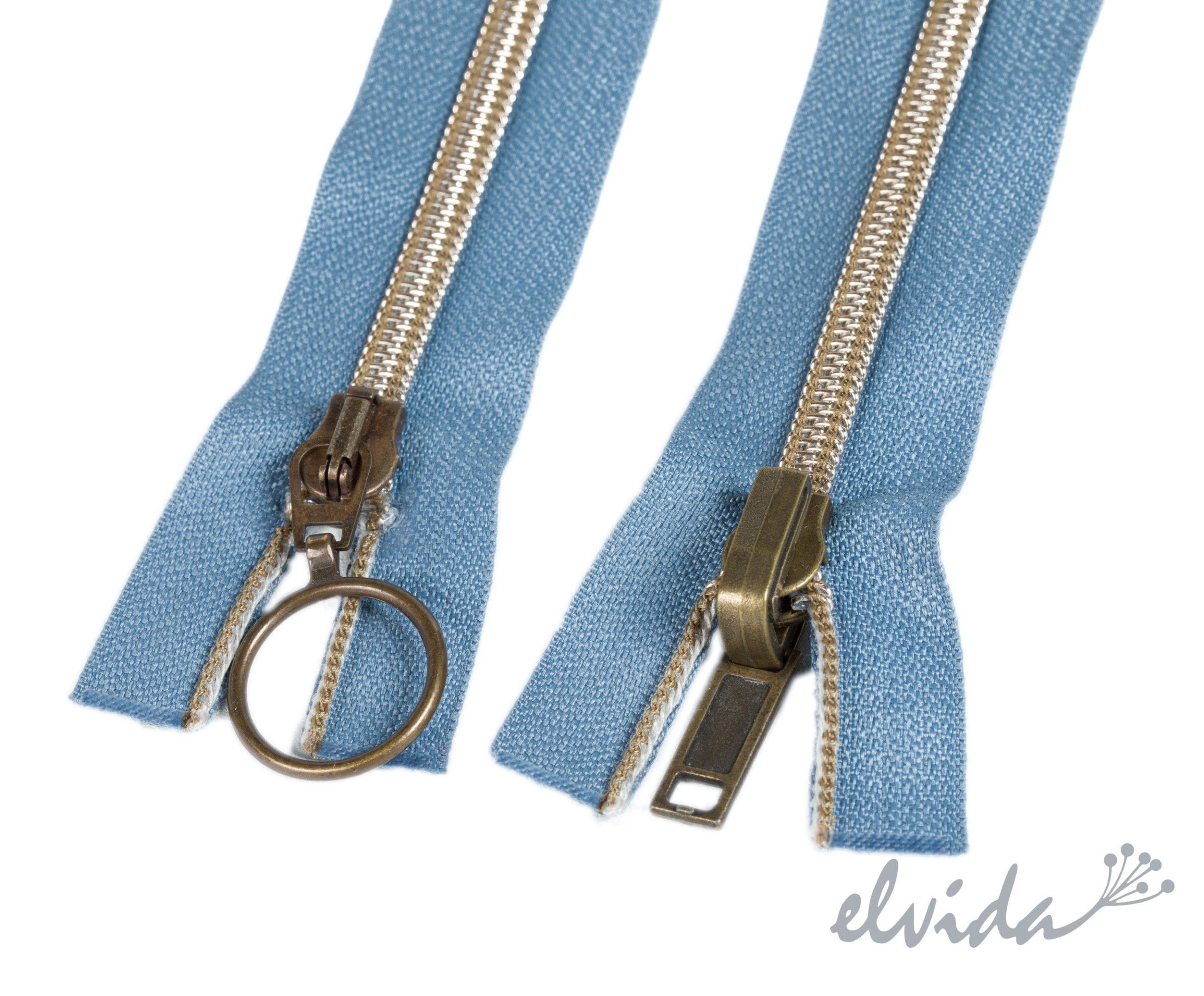 Ringreißverschluss & Wendereißverschluss teilbar 54cm – Bild 2