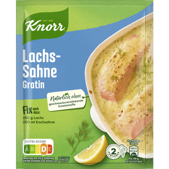 Knorr Fix Lachs-Sahne Gratin 28g