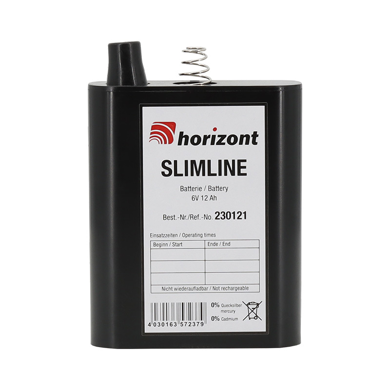 Luftsauerstoff Batterie 6V 12Ah Slimline